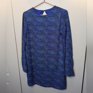 WHITNEY EVE Short Mini Women Dress Size 6 Long Sleeve Back Zipper Loose Fit